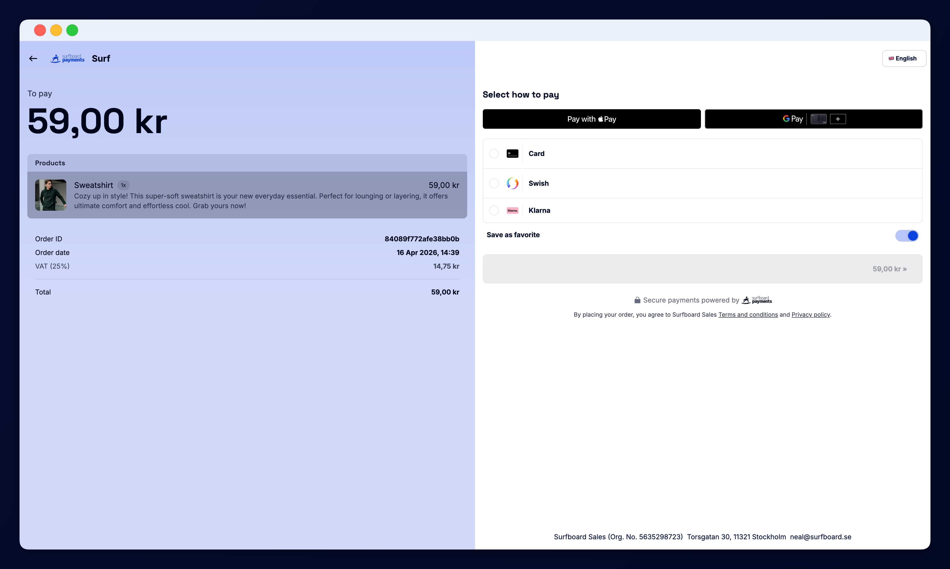 Complete your purchase