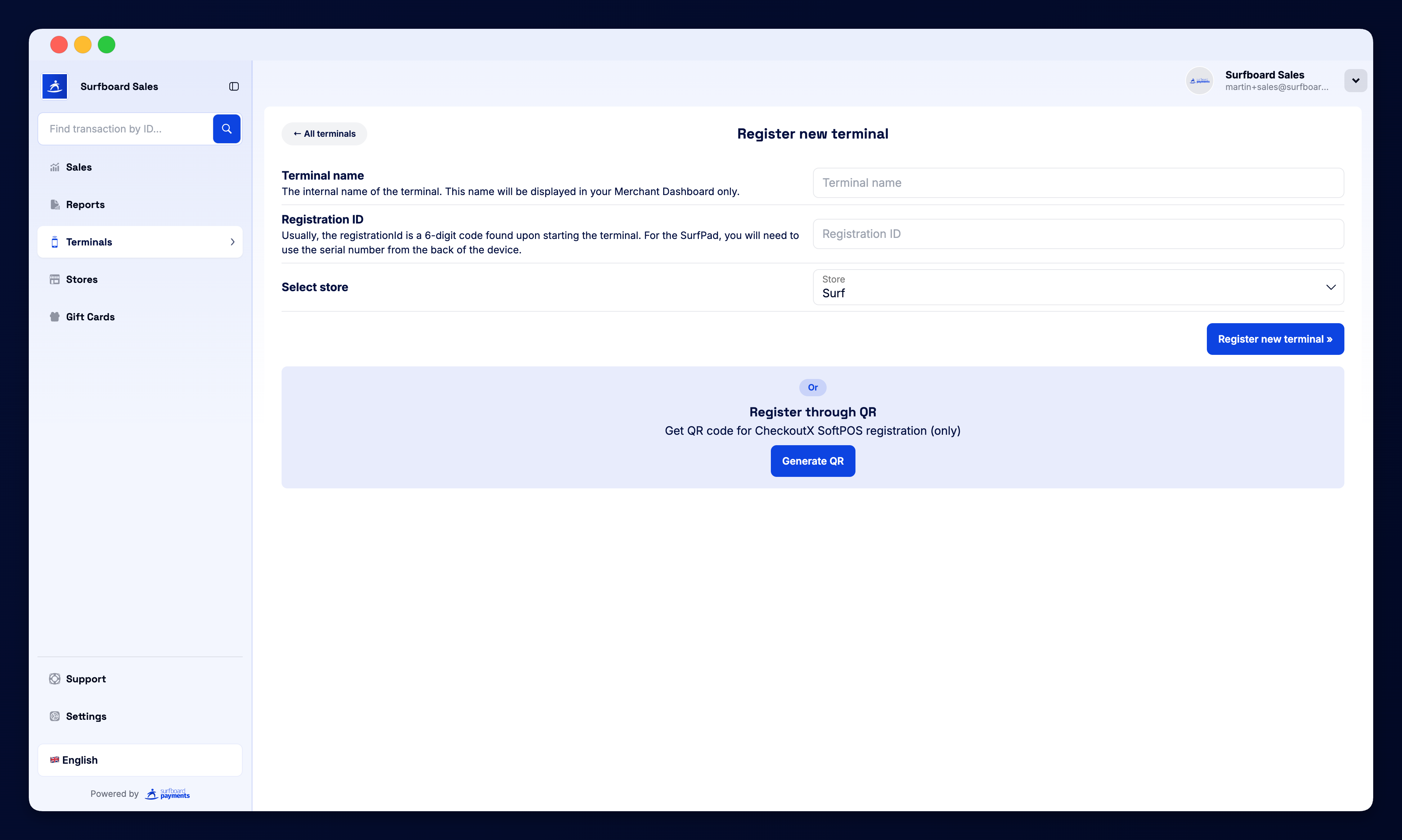 Surfboard Sales Dashboard