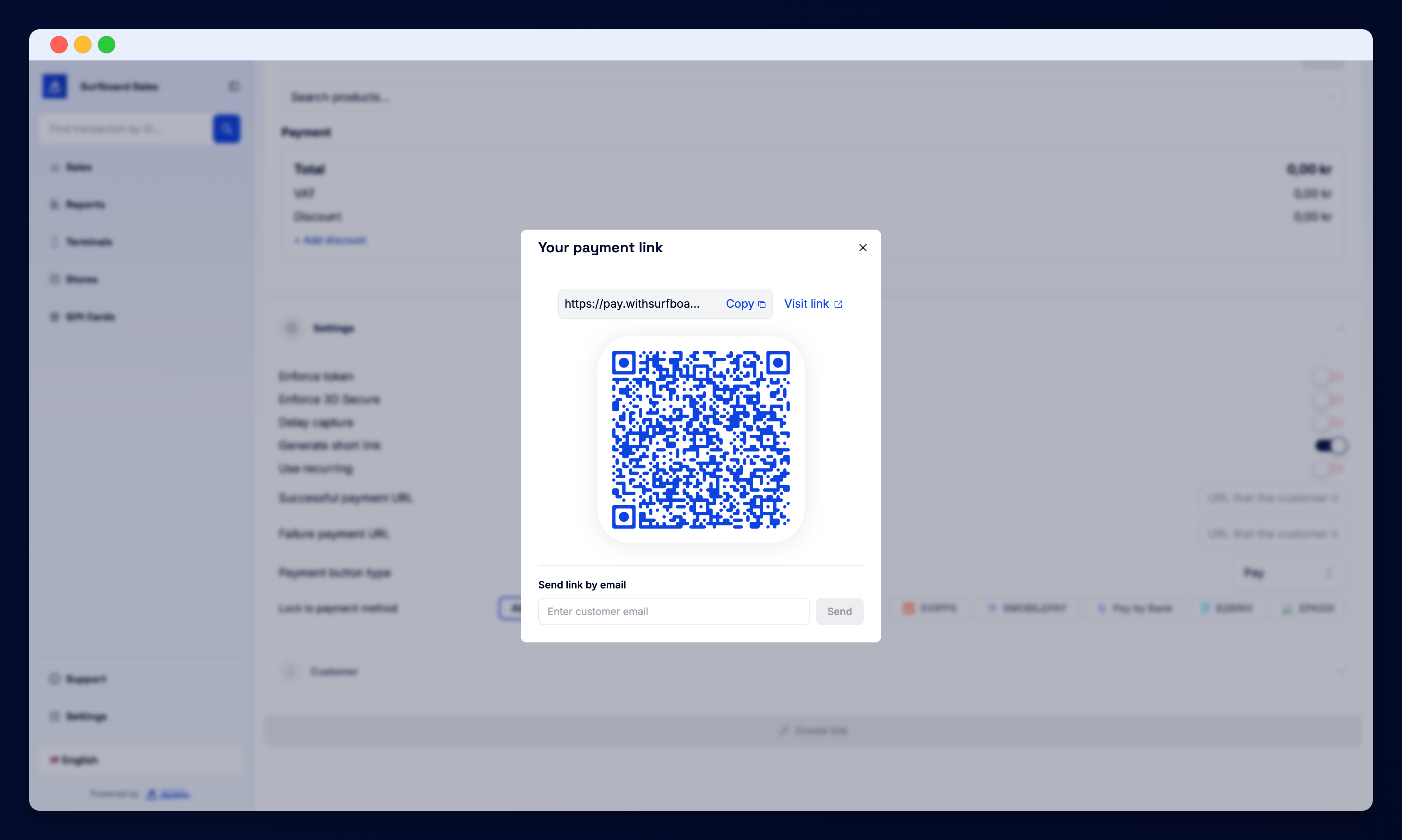 Surfboard Sales Dashboard